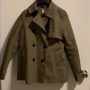 Everlane swing jacket, olive